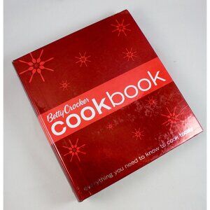 Betty Crocker Cookbook Bonus Edition 10th Ed Hardcover Red Binder Holidays